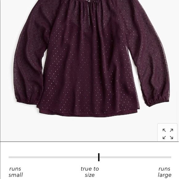 NWT Pin Dot Chiffon blouse inspired by our LA-made denim collection, Point Sur - Picture 9 of 11